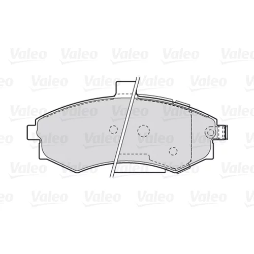 Sada brzdových platničiek kotúčovej brzdy 301781 /VALEO/ - obr. 1