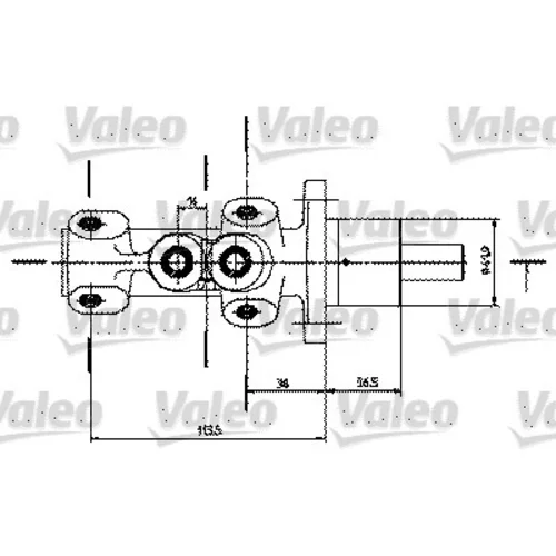 Hlavný brzdový valec VALEO 350725