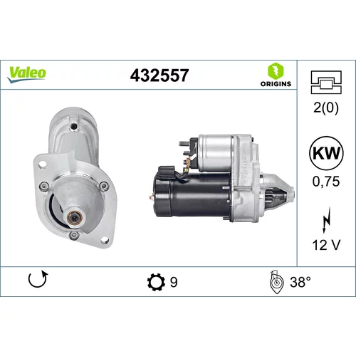 Štartér VALEO 432557