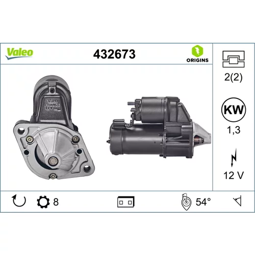 Štartér VALEO 432673