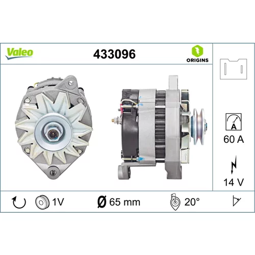 Alternátor VALEO 433096