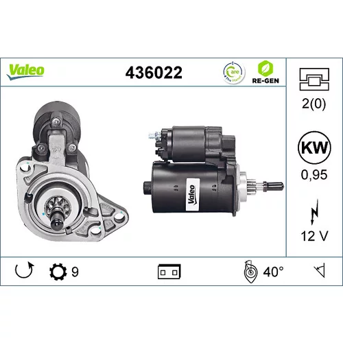 Štartér 436022 /VALEO/