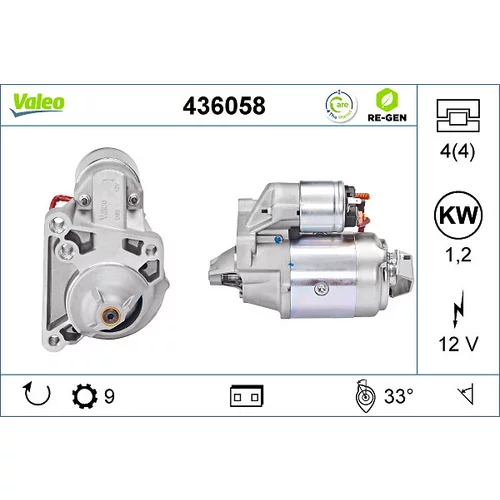 Štartér VALEO 436058