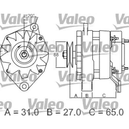 Alternátor 436350 /VALEO/ - obr. 4