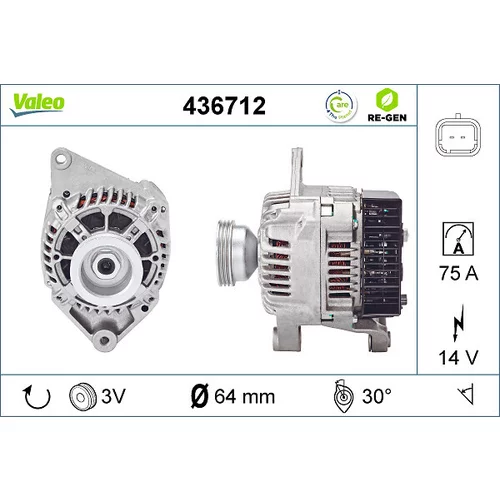 Alternátor VALEO 436712