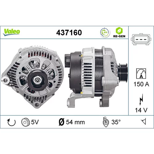 Alternátor VALEO 437160