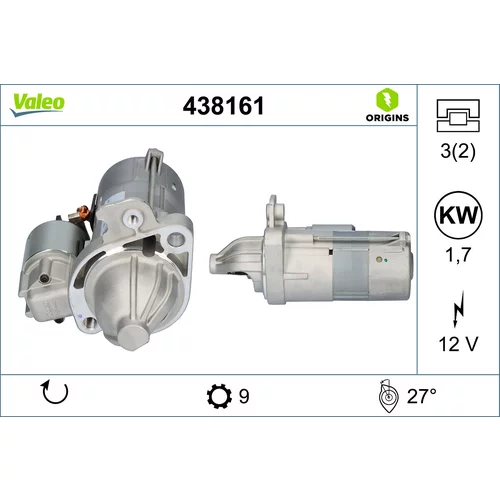 Štartér VALEO 438161