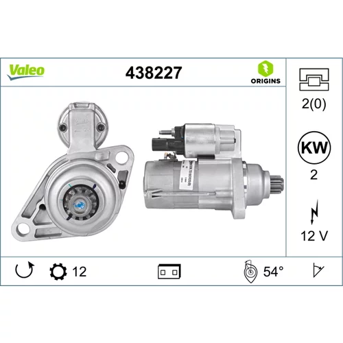 Štartér VALEO 438227