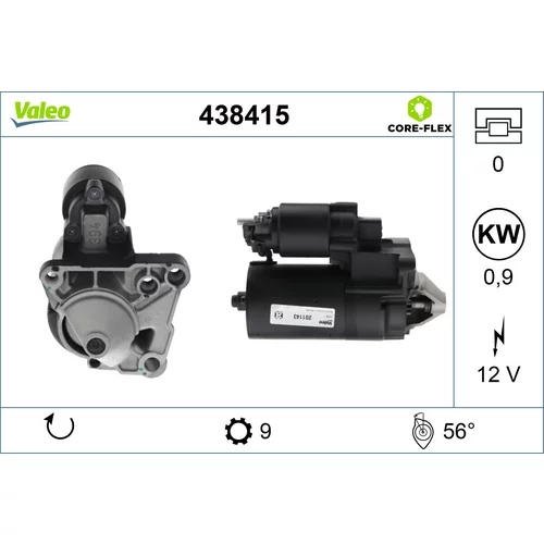 Štartér VALEO 438415