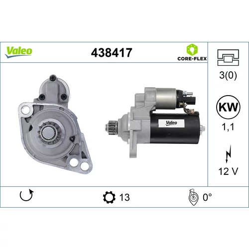 Štartér VALEO 438417