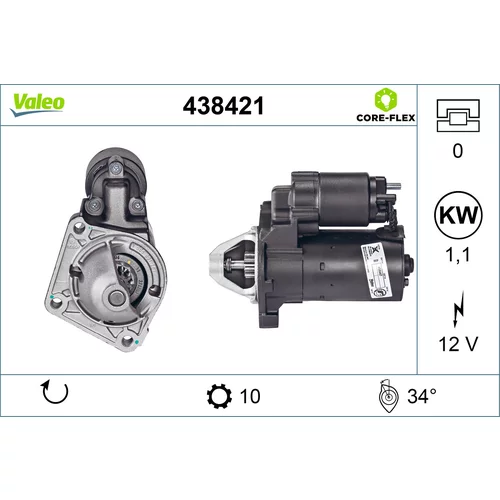 Štartér VALEO 438421