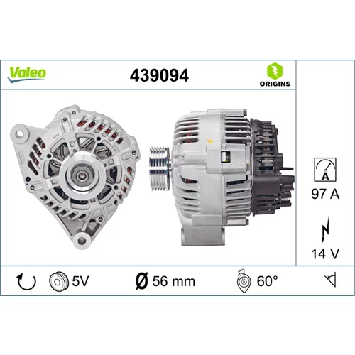 Alternátor VALEO 439094