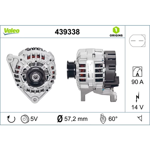 Alternátor VALEO 439338