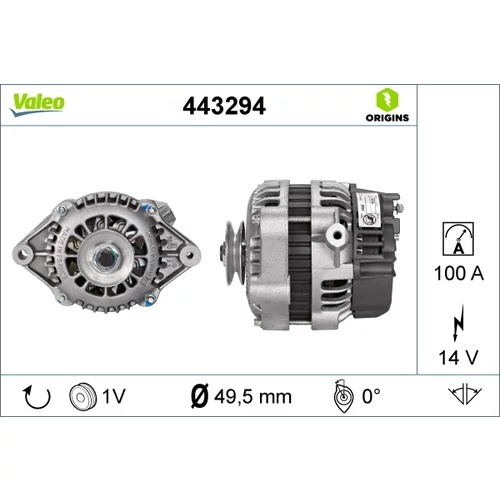 Alternátor VALEO 443294