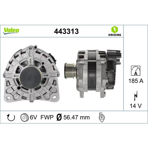 Alternátor VALEO 443313