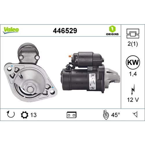 Štartér 446529 /VALEO/