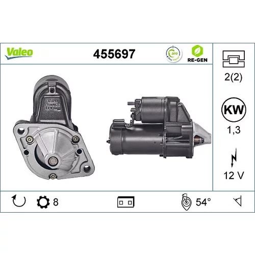 Štartér VALEO 455697