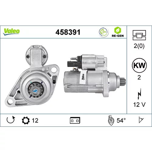 Štartér VALEO 458391