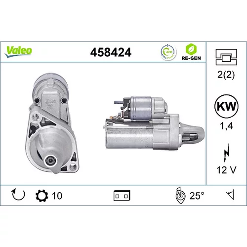 Štartér VALEO 458424