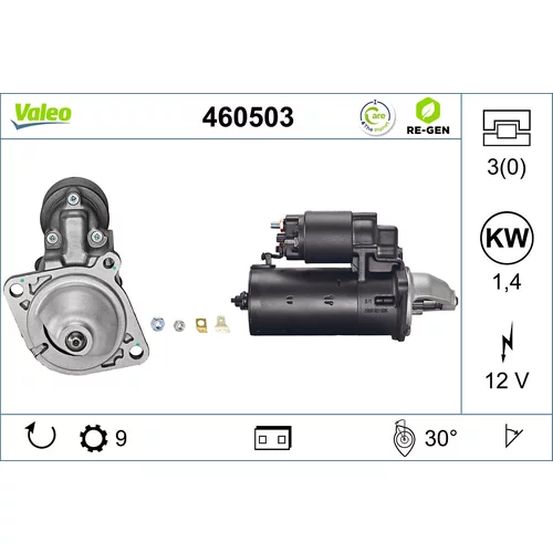 Štartér VALEO 460503
