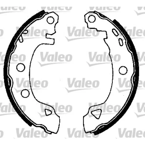 Sada brzdových čeľustí VALEO 553711