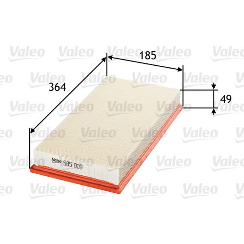 Vzduchový filter VALEO 585009