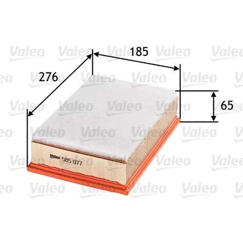 Vzduchový filter VALEO 585077