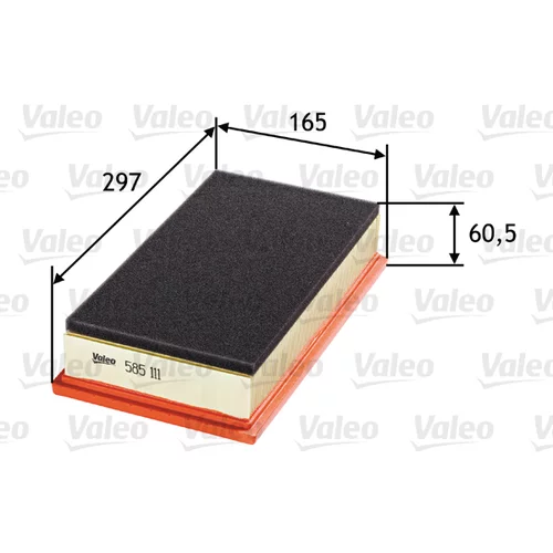 Vzduchový filter VALEO 585111