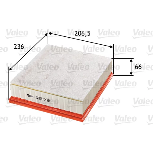 Vzduchový filter 585296 /VALEO/