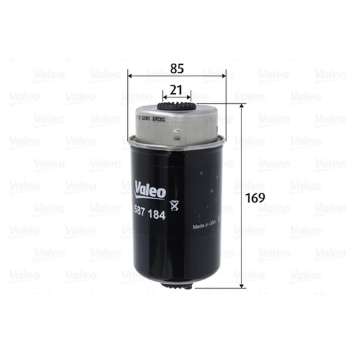 Palivový filter VALEO 587184