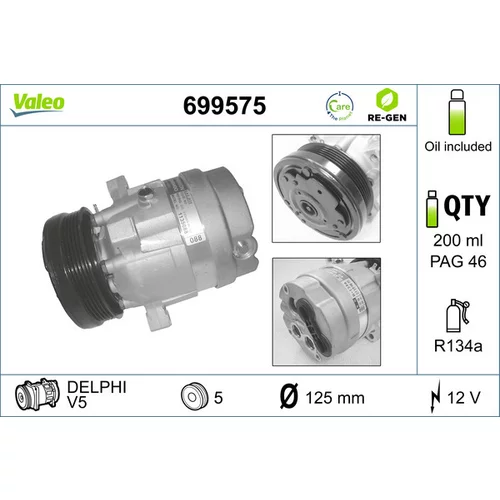 Kompresor klimatizácie VALEO 699575