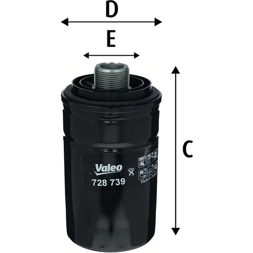 Olejový filter VALEO 728739