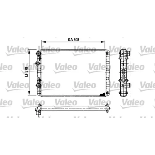 Chladič motora VALEO 730954