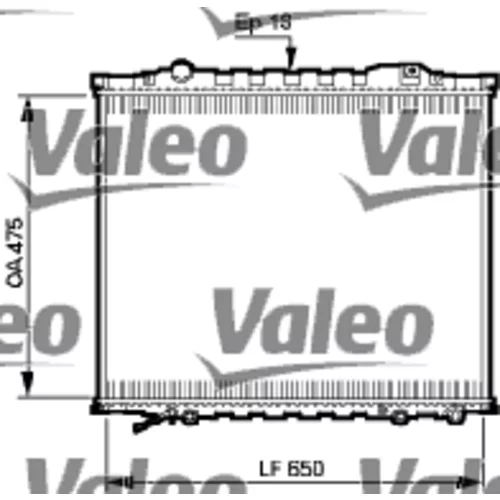 Chladič motora VALEO 735528