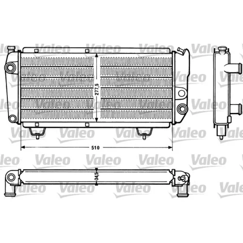 Chladič motora VALEO 810831