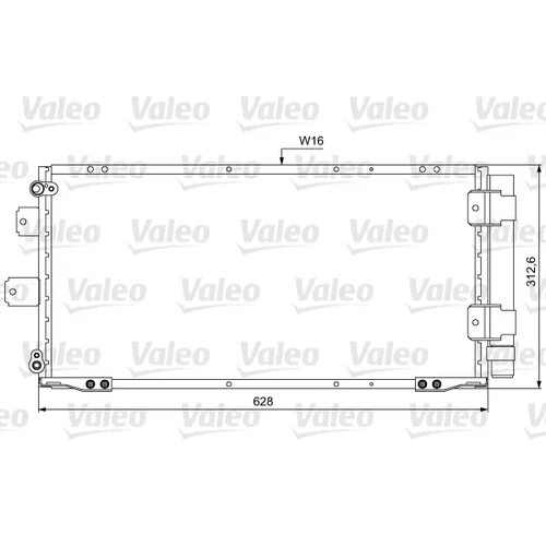 Kondenzátor klimatizácie VALEO 814037
