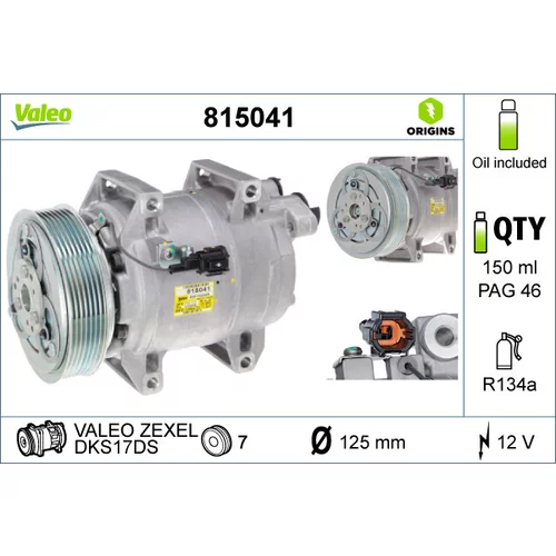 Kompresor klimatizácie VALEO 815041