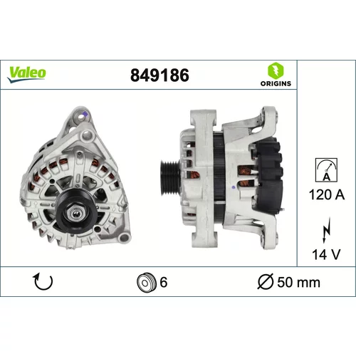 Alternátor VALEO 849186