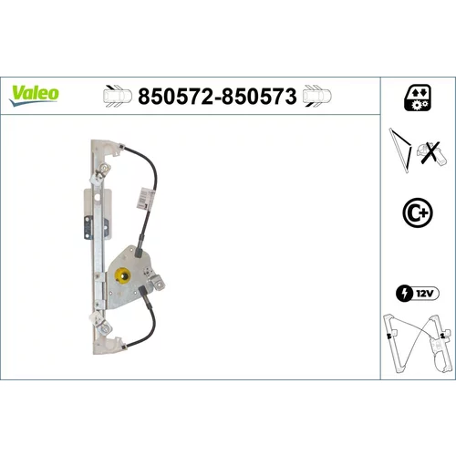 Mechanizmus zdvíhania okna VALEO 850572