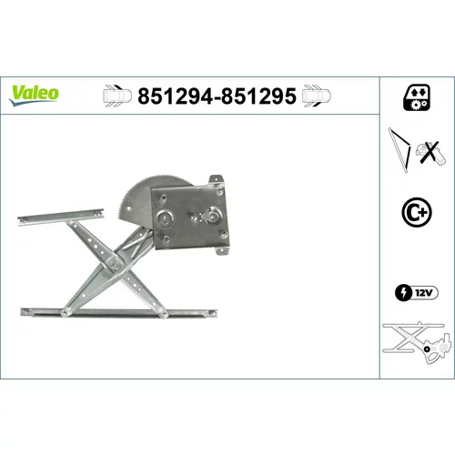 Mechanizmus zdvíhania okna VALEO 851294