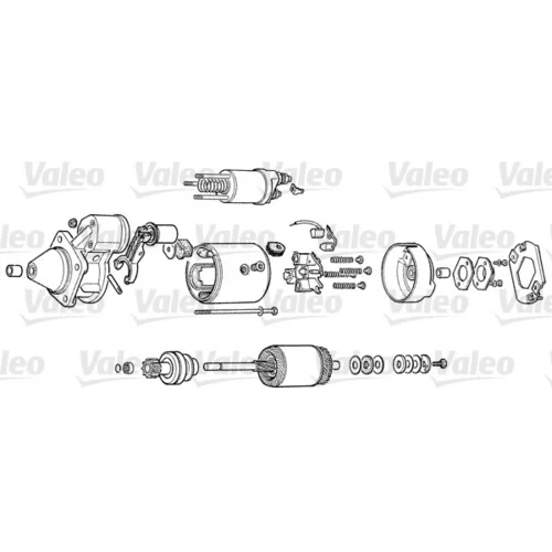 Štartér D9E114 /VALEO/