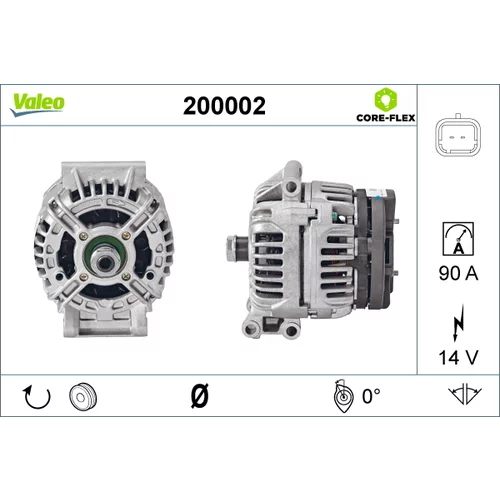 Alternátor VALEO 200002