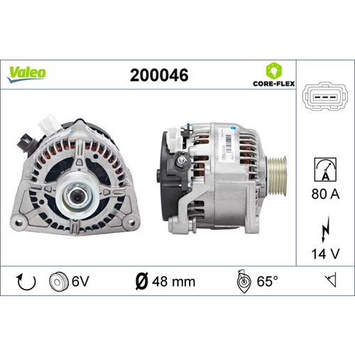 Alternátor VALEO 200046