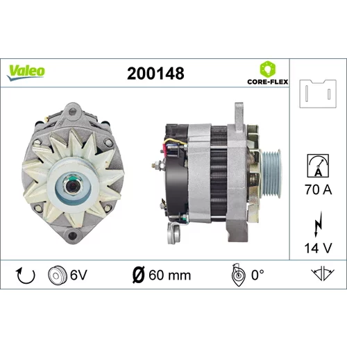 Alternátor VALEO 200148