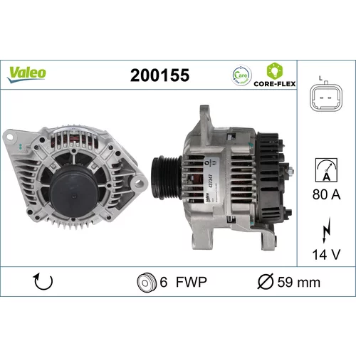 Alternátor VALEO 200155