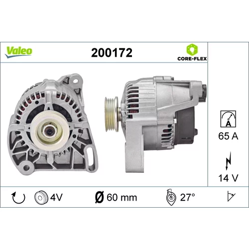 Alternátor VALEO 200172