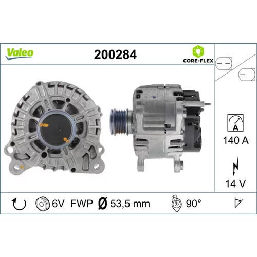 Alternátor VALEO 200284