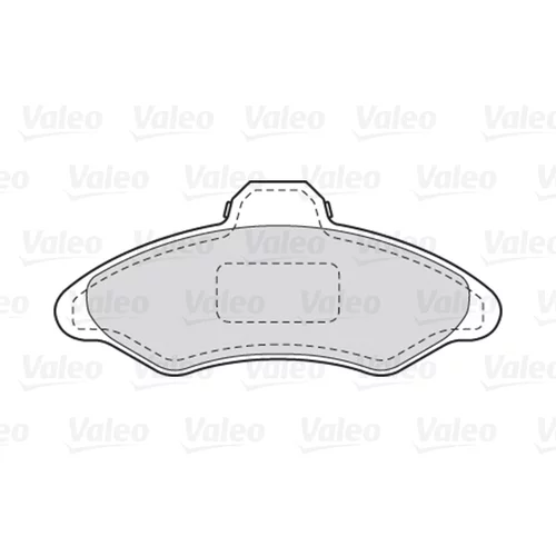 Sada brzdových platničiek kotúčovej brzdy 301172 /VALEO/ - obr. 1