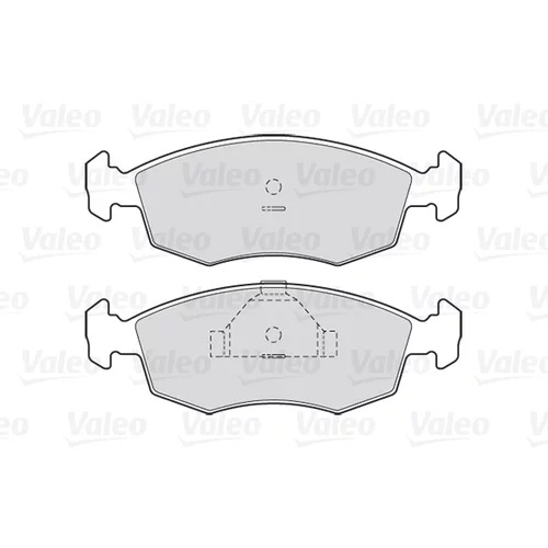 Sada brzdových platničiek kotúčovej brzdy 301335 /VALEO/ - obr. 1