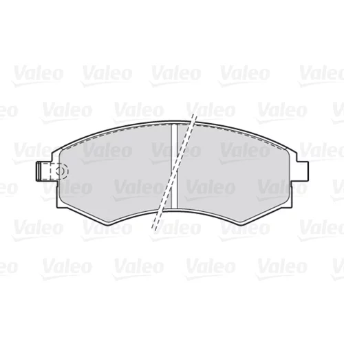 Sada brzdových platničiek kotúčovej brzdy 301574 /VALEO/ - obr. 1